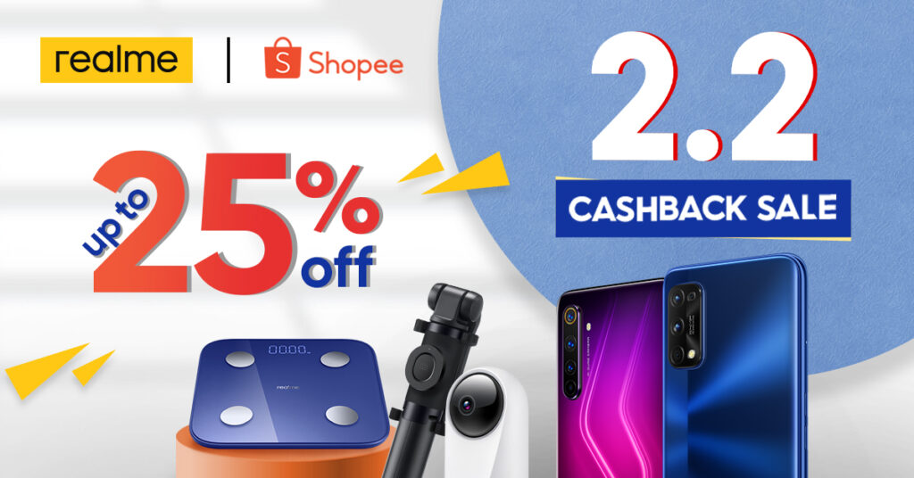 realme Philippines joins Shopee’s 2.2 cashback sale with exciting deals, promos