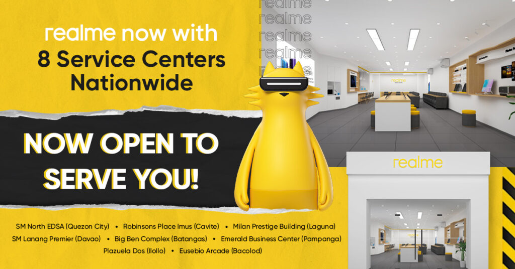 realme opens 8 dedicated service centers nationwide