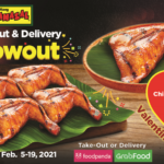 Mang Inasal Take-out and Delivery Blowout Valentine edition runs from February 5-19, 2021 