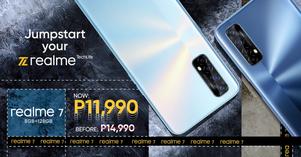 realme 7 retail price slashed, now at Php 11,990