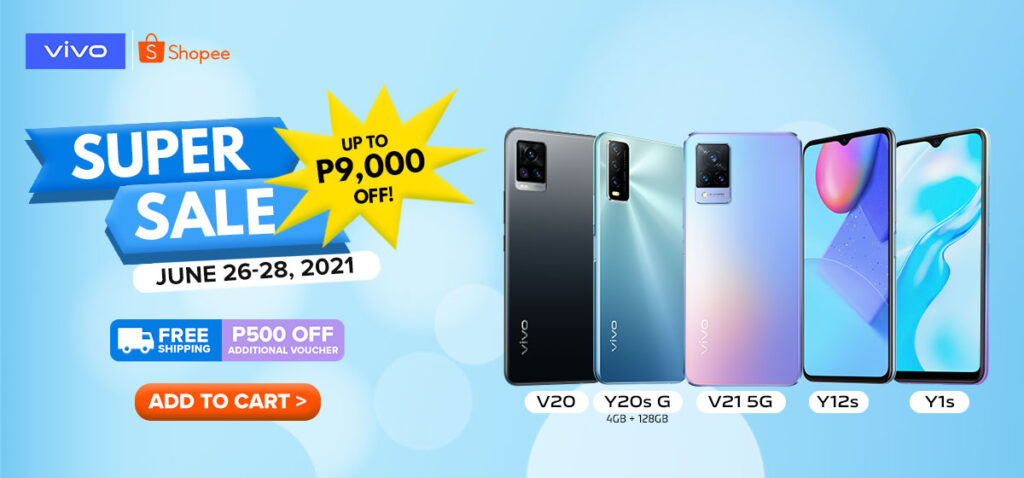 vivo partners Shopee to launch its first-ever Super Brand Day, an exclusive 3-day sale for vivo smartphones