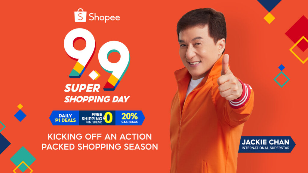 Shopee Kicks off the Most Action-Packed Year-End Shopping Season with 9.9 Super Shopping Day; International Superstar, Jackie Chan