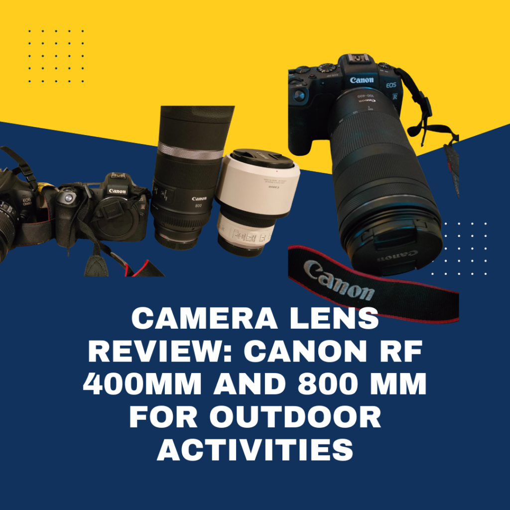 Camera Lens Review: Canon RF 400mm and 800 mm for outdoor activities